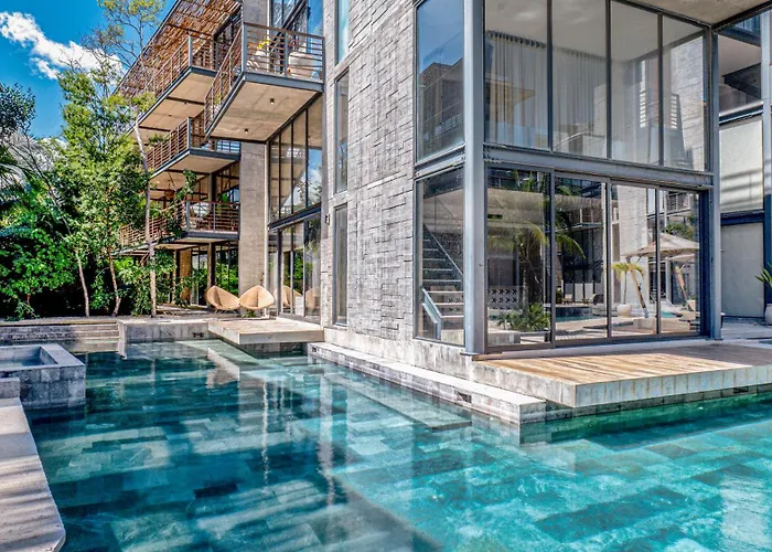 Nuju Xalet - Cenote Pool Jacuzzi & Sauna Apartment