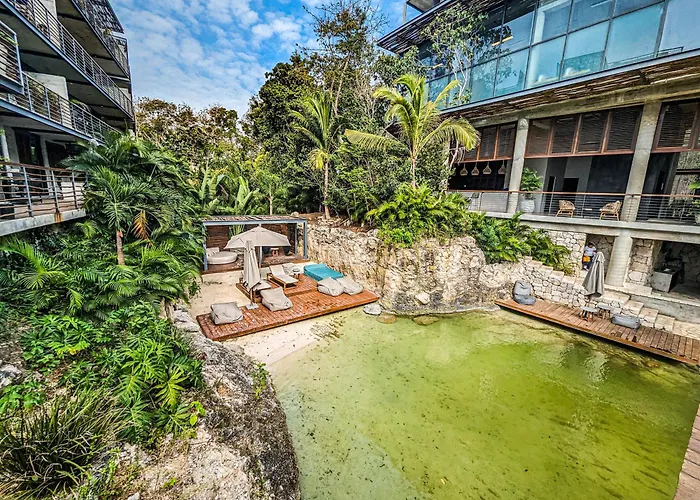 Nuju Xalet - Cenote Pool Jacuzzi & Sauna Tulum